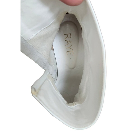 AUTHENTIC Raye Leather Boot in white Size 7.5 - Picture 12 of 13